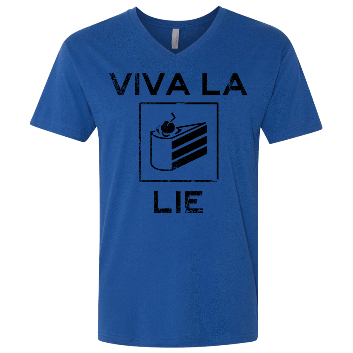 T-Shirts Royal / X-Small Viva La Lie Men's Premium V-Neck