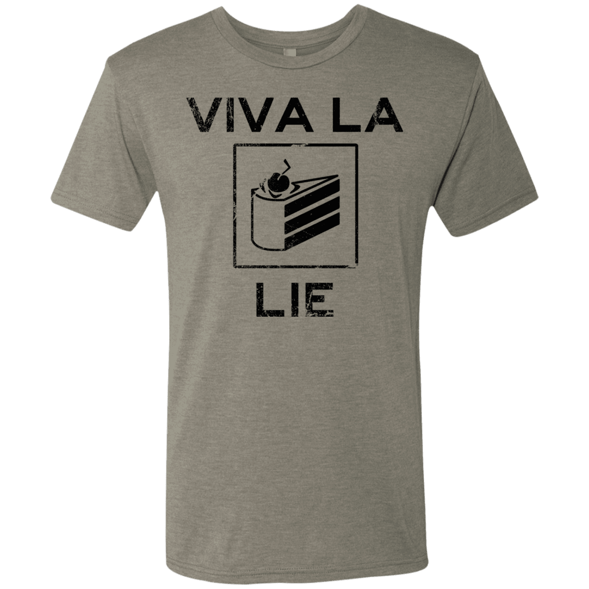 T-Shirts Venetian Grey / S Viva La Lie Men's Triblend T-Shirt