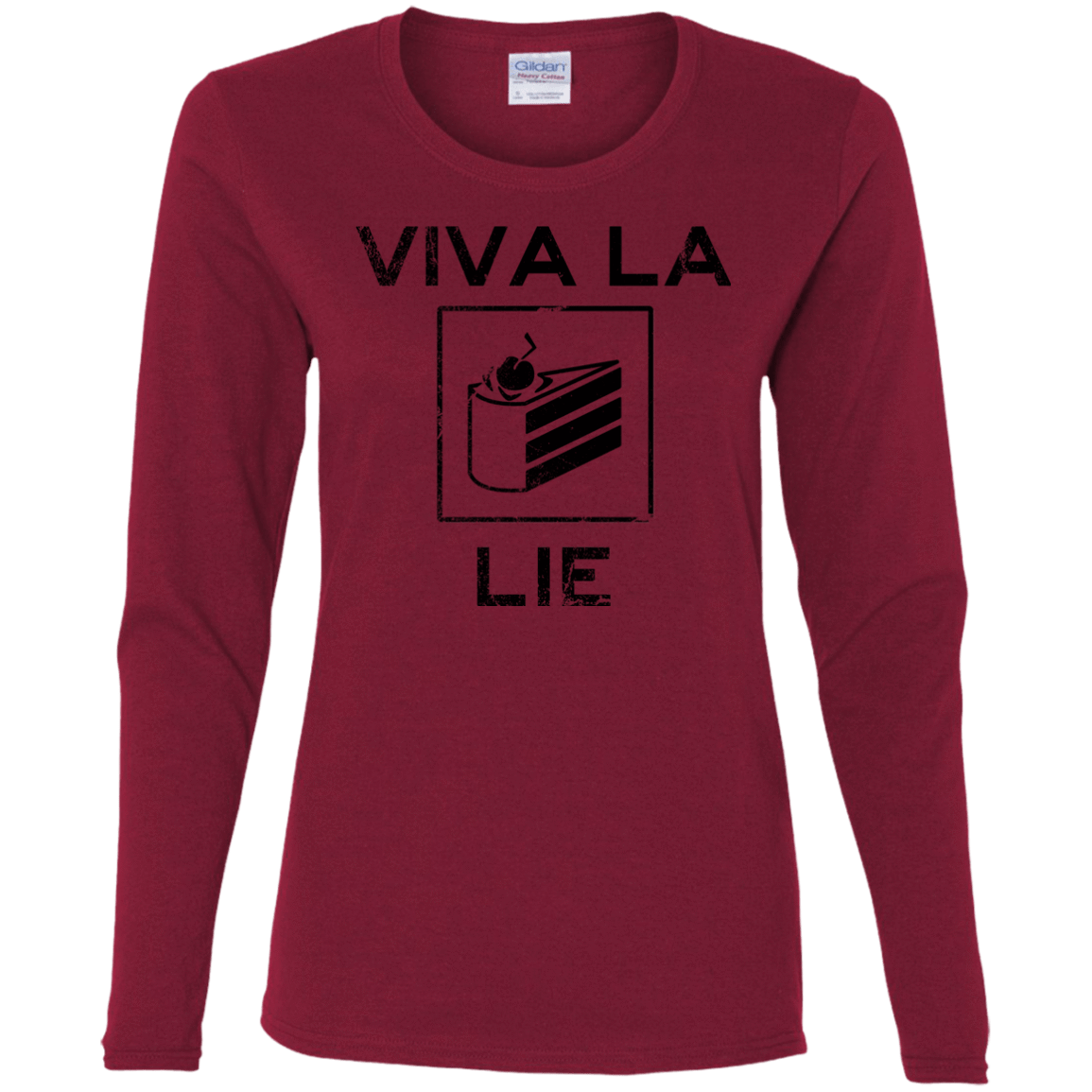 T-Shirts Cardinal / S Viva La Lie Women's Long Sleeve T-Shirt
