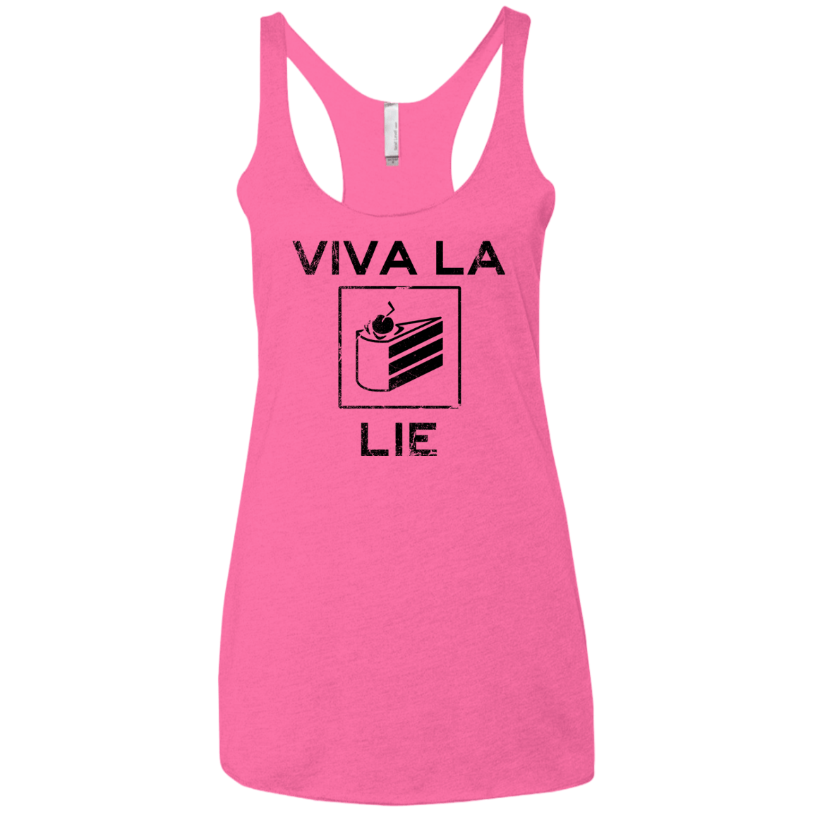 Viva La Lie Women's Triblend Racerback Tank