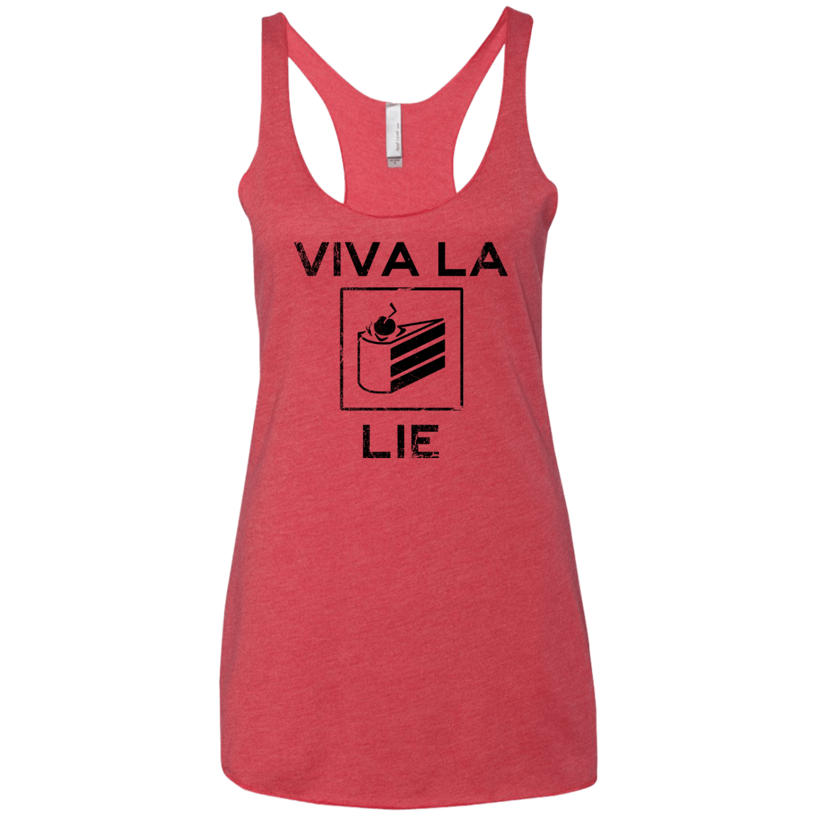Viva La Lie Women's Triblend Racerback Tank