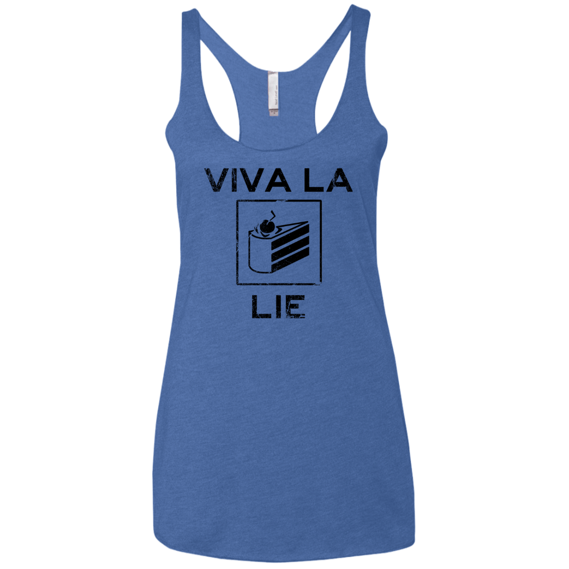 Viva La Lie Women's Triblend Racerback Tank
