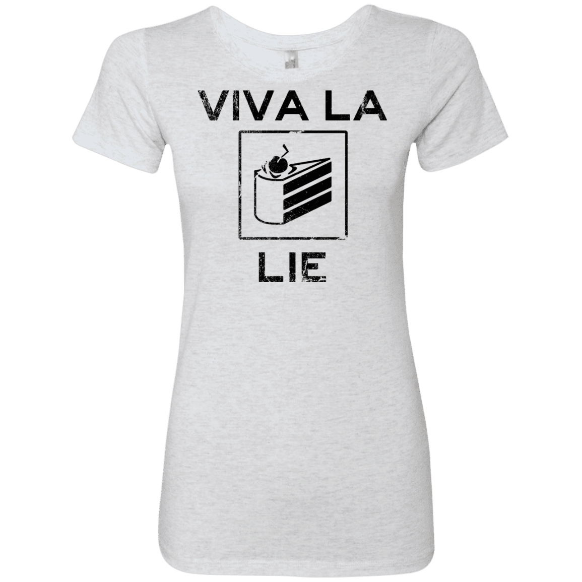 T-Shirts Heather White / S Viva La Lie Women's Triblend T-Shirt