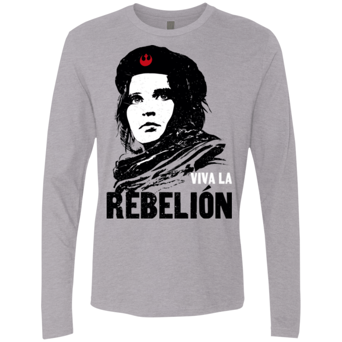 T-Shirts Heather Grey / S Viva la Rebelion Men's Premium Long Sleeve