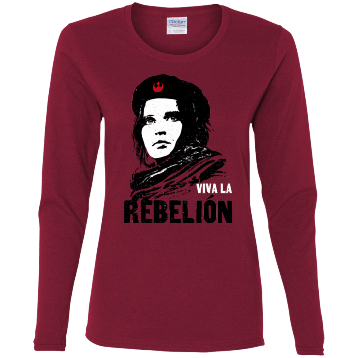 T-Shirts Cardinal / S Viva la Rebelion Women's Long Sleeve T-Shirt