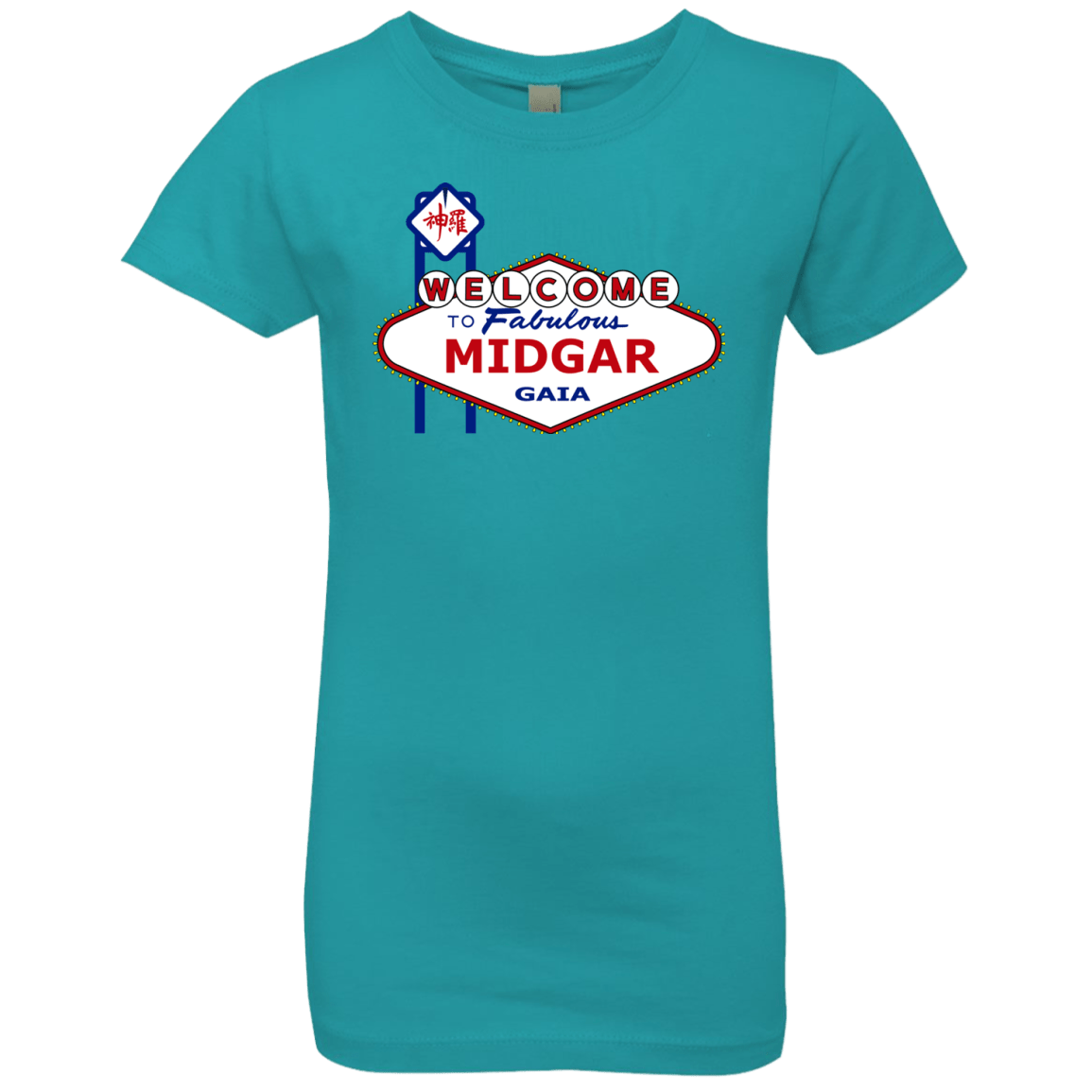 T-Shirts Tahiti Blue / YXS Viva Midgar Girls Premium T-Shirt