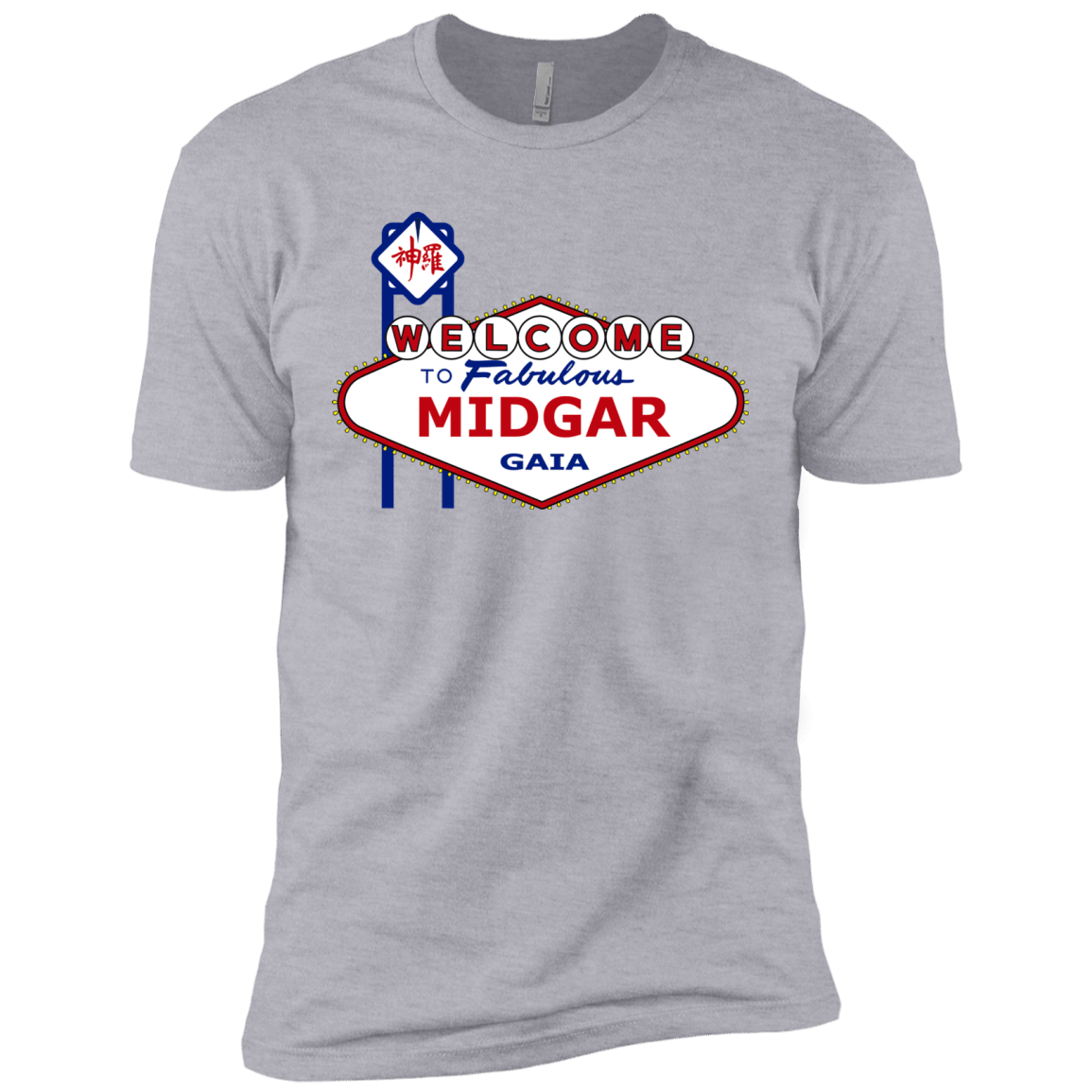 T-Shirts Heather Grey / X-Small Viva Midgar Men's Premium T-Shirt