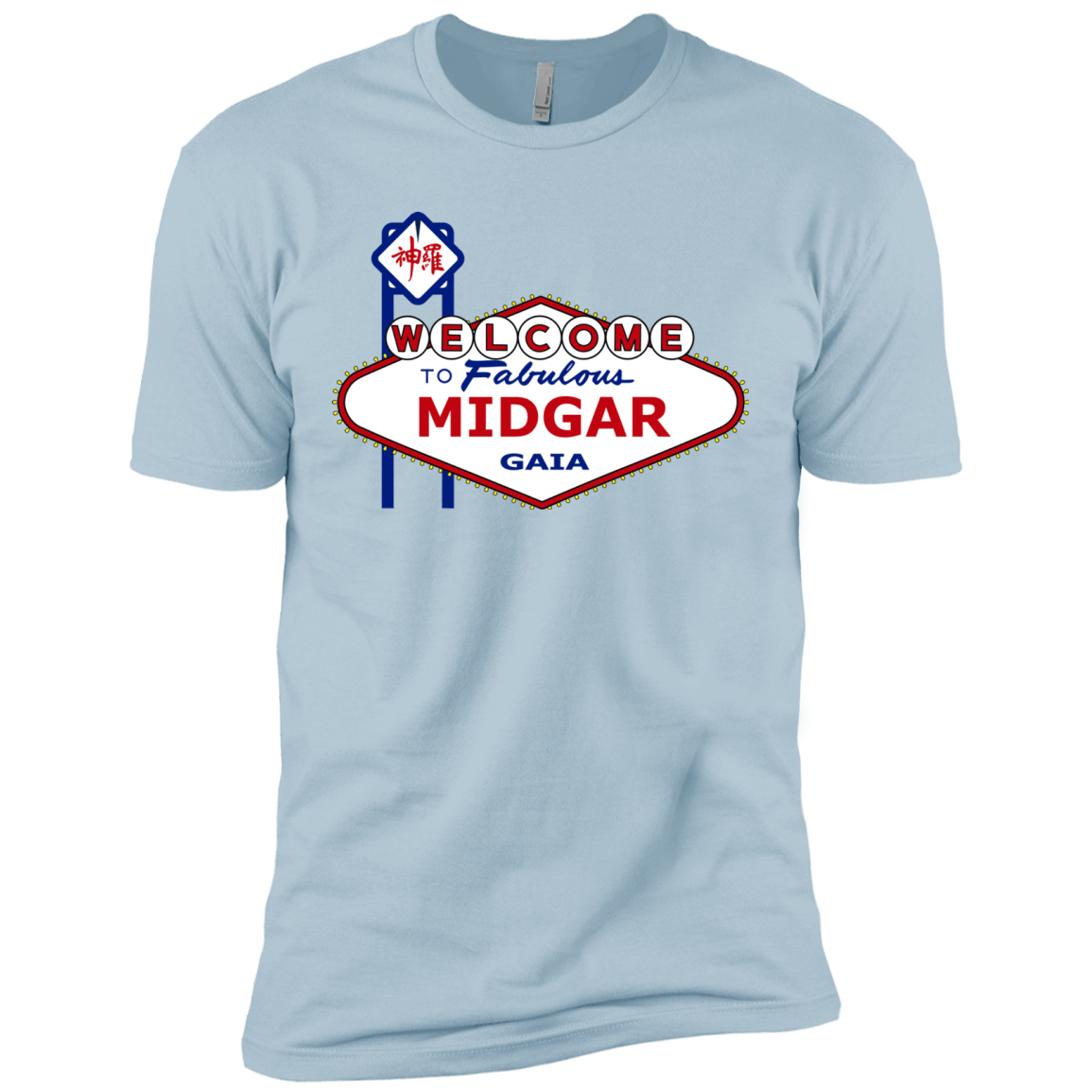 T-Shirts Light Blue / X-Small Viva Midgar Men's Premium T-Shirt