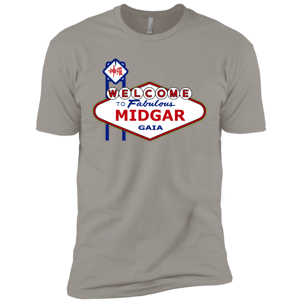 T-Shirts Light Grey / X-Small Viva Midgar Men's Premium T-Shirt
