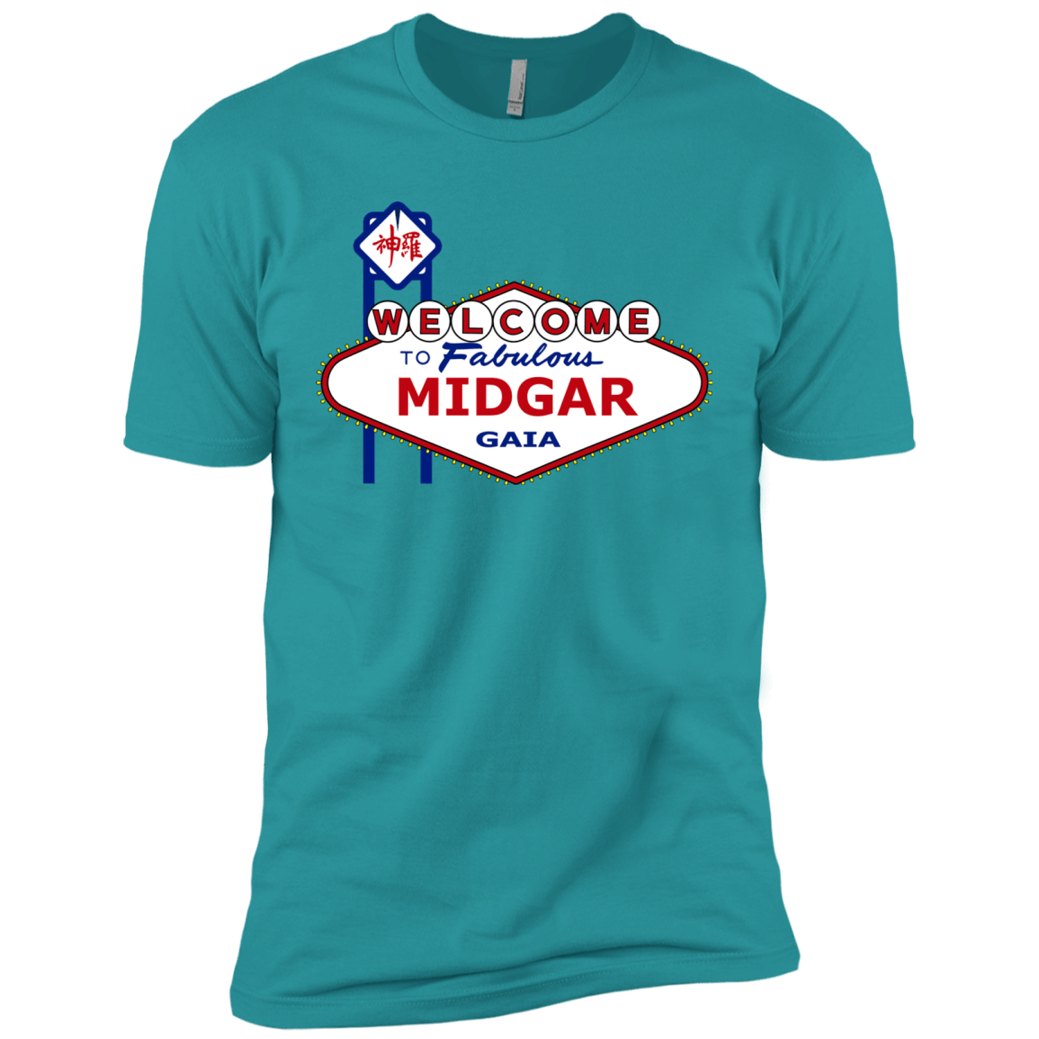 T-Shirts Tahiti Blue / X-Small Viva Midgar Men's Premium T-Shirt