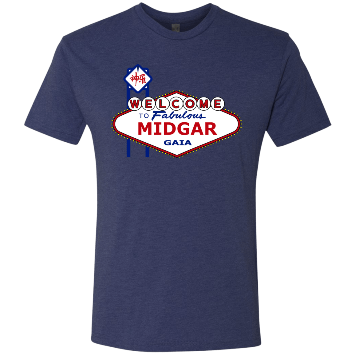 T-Shirts Vintage Navy / Small Viva Midgar Men's Triblend T-Shirt