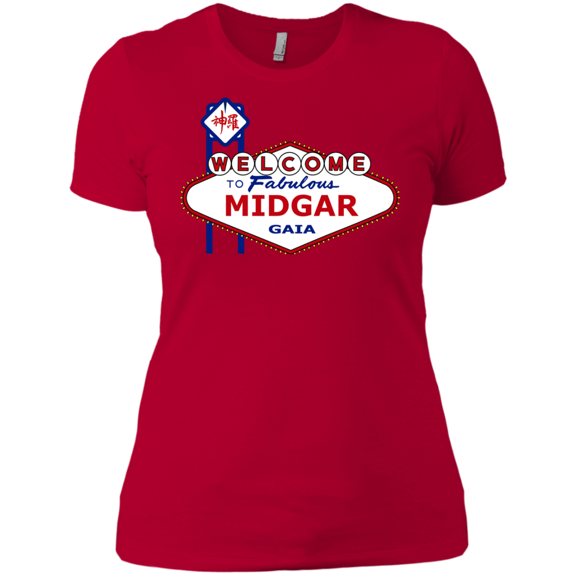 T-Shirts Red / X-Small Viva Midgar Women's Premium T-Shirt