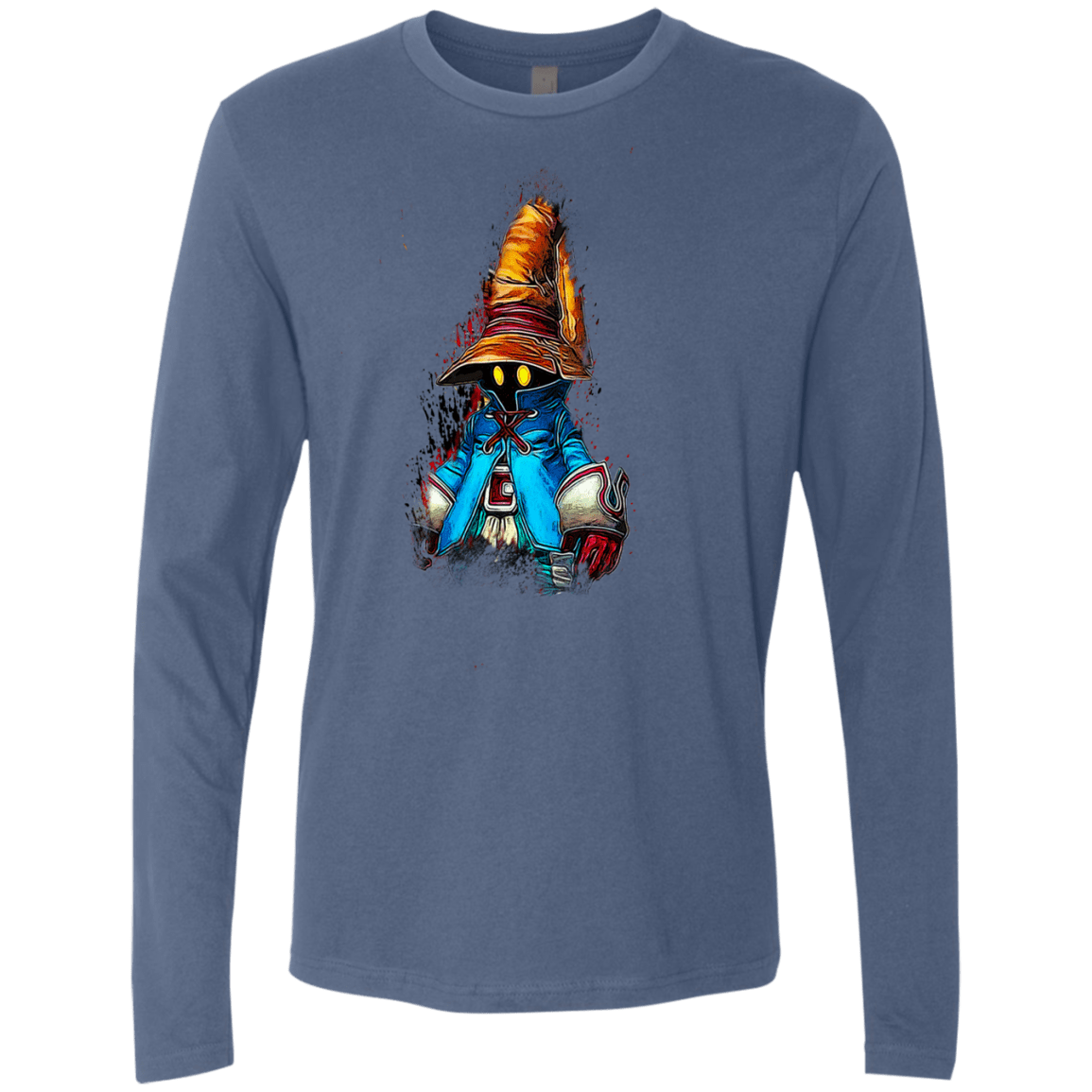 T-Shirts Indigo / Small VIVI Men's Premium Long Sleeve