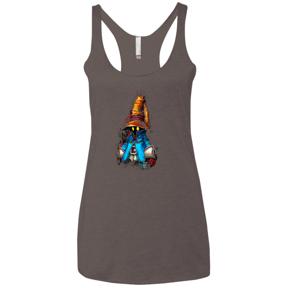 T-Shirts Macchiato / X-Small VIVI Women's Triblend Racerback Tank