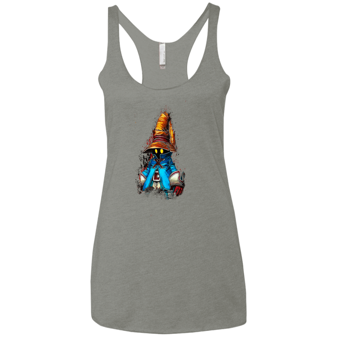 T-Shirts Venetian Grey / X-Small VIVI Women's Triblend Racerback Tank