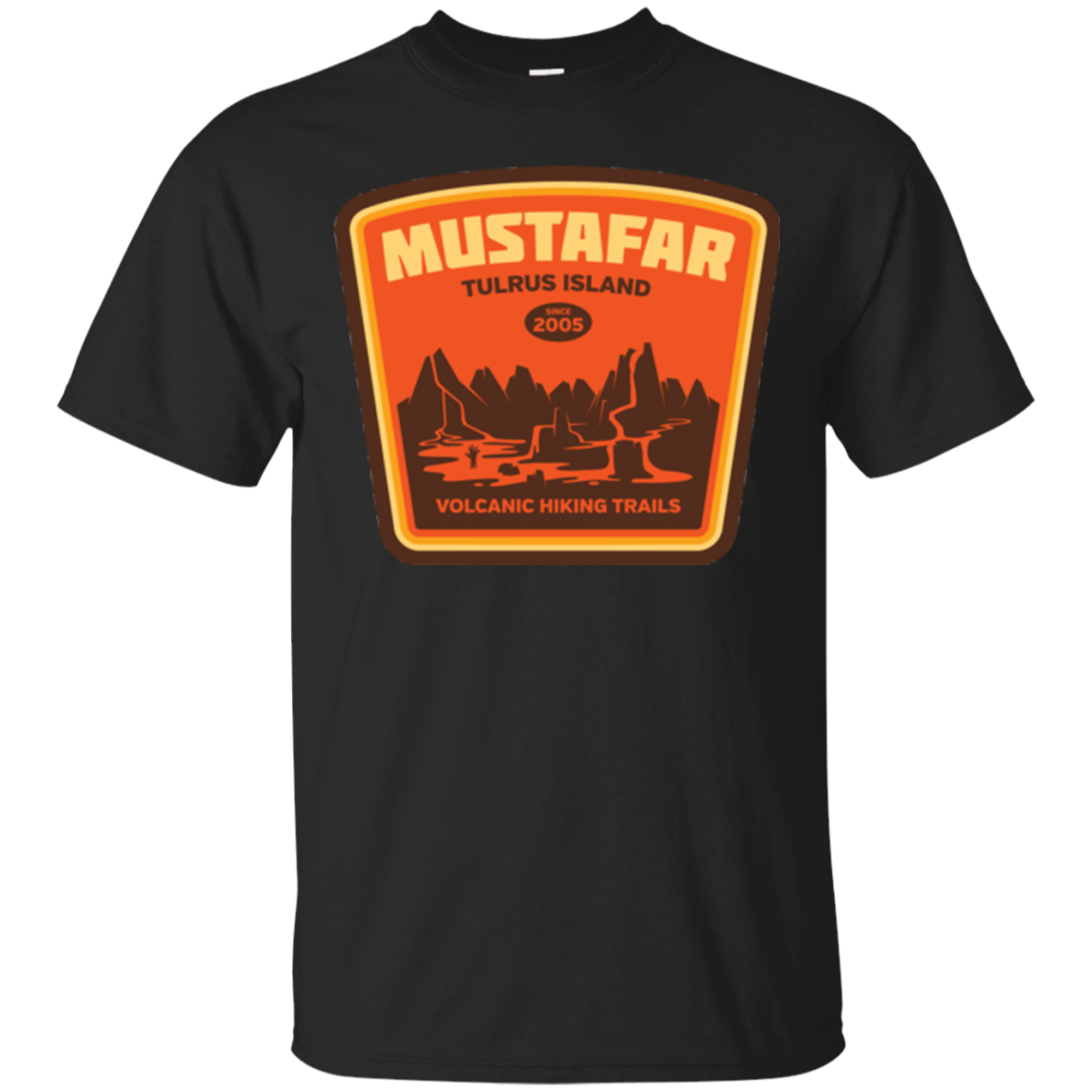 T-Shirts Black / Small Volcanic Hiking Trails T-Shirt