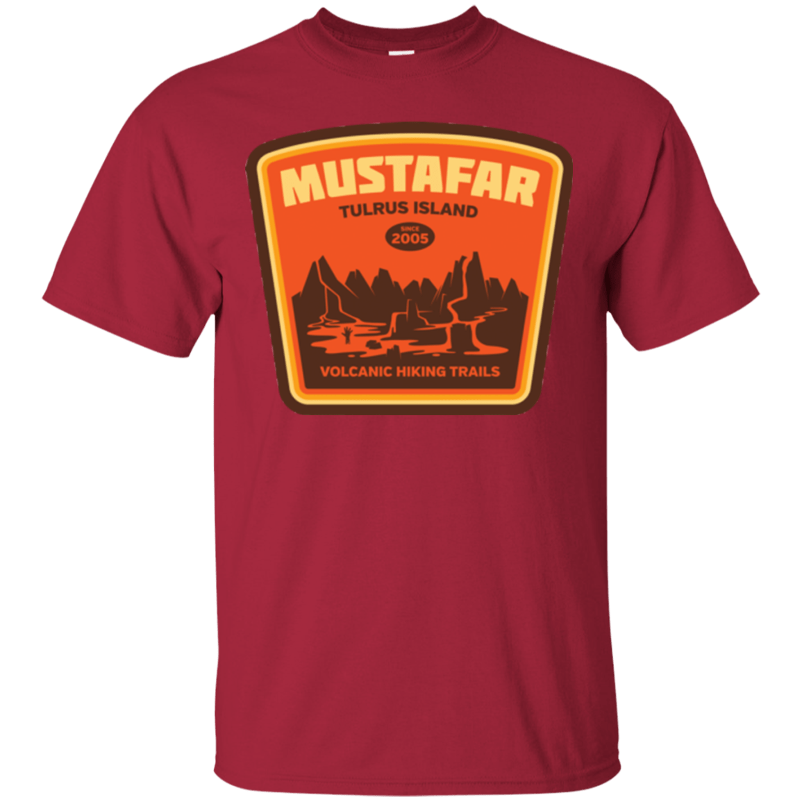 T-Shirts Cardinal / Small Volcanic Hiking Trails T-Shirt