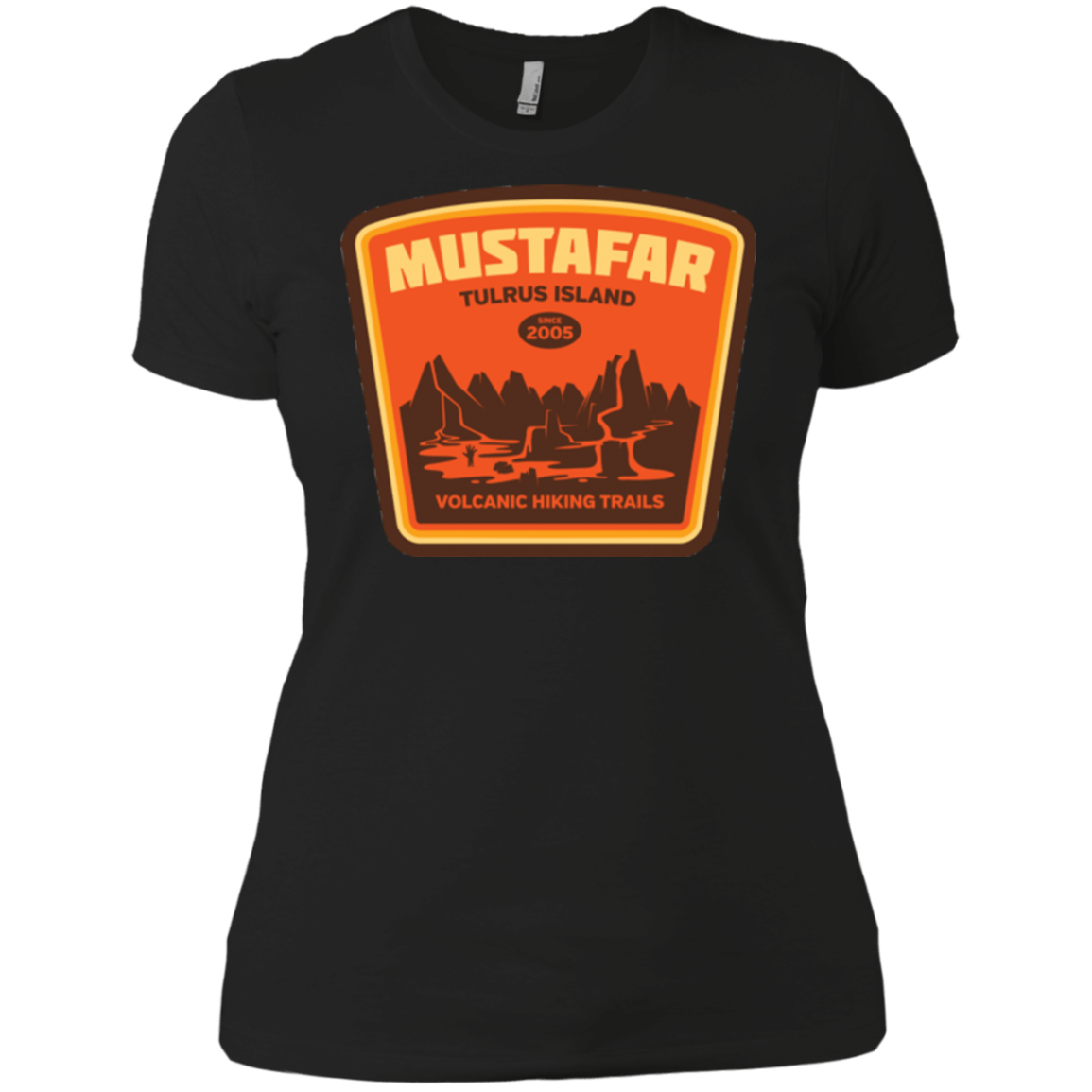 T-Shirts Black / X-Small Volcanic Hiking Trails Women's Premium T-Shirt