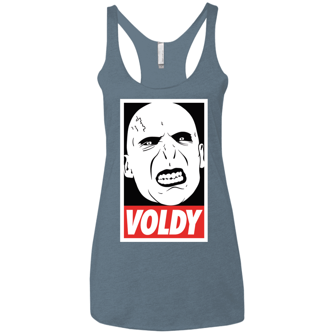 T-Shirts Indigo / X-Small Voldy Women's Triblend Racerback Tank