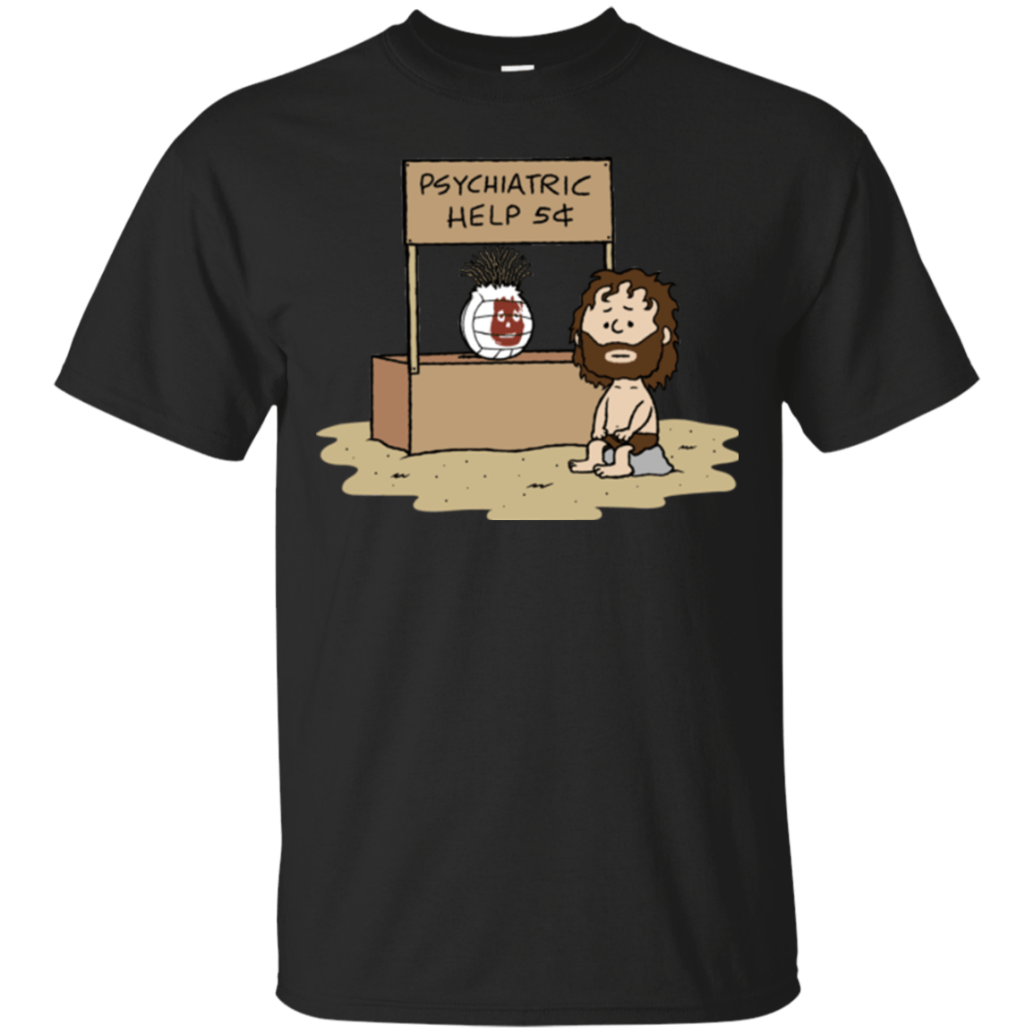 T-Shirts Black / Small Volleyball Help T-Shirt