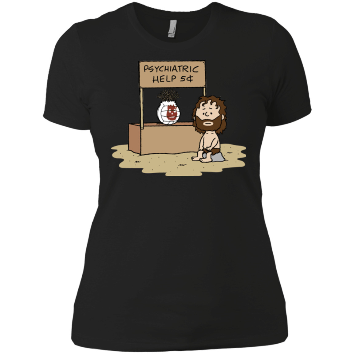 T-Shirts Black / X-Small Volleyball Help Women's Premium T-Shirt