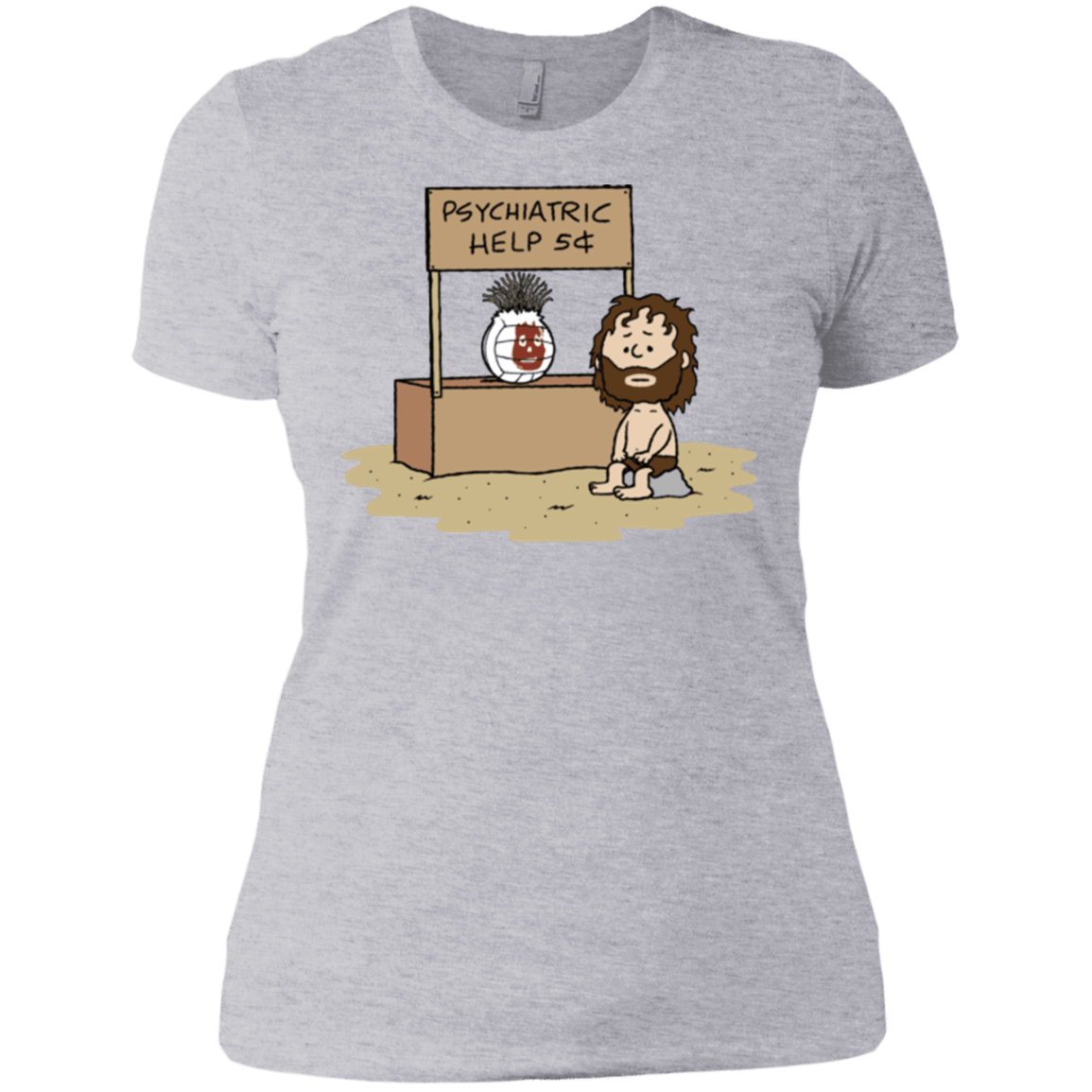 T-Shirts Heather Grey / X-Small Volleyball Help Women's Premium T-Shirt