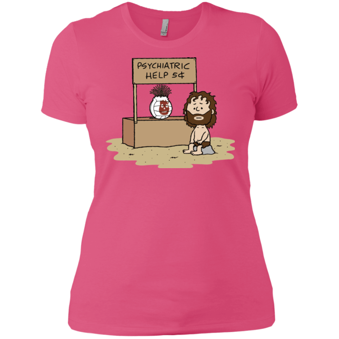 T-Shirts Hot Pink / X-Small Volleyball Help Women's Premium T-Shirt