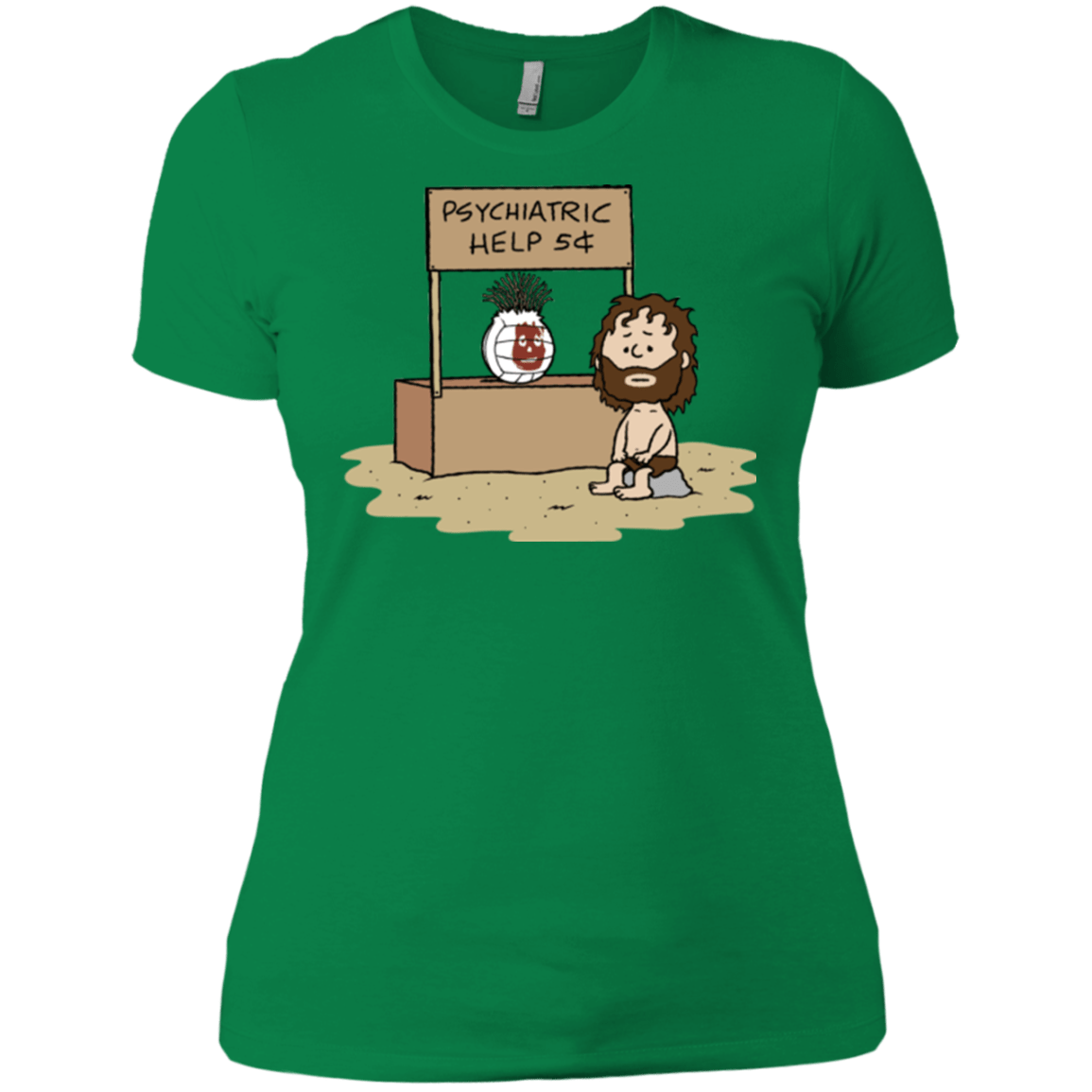 T-Shirts Kelly Green / X-Small Volleyball Help Women's Premium T-Shirt