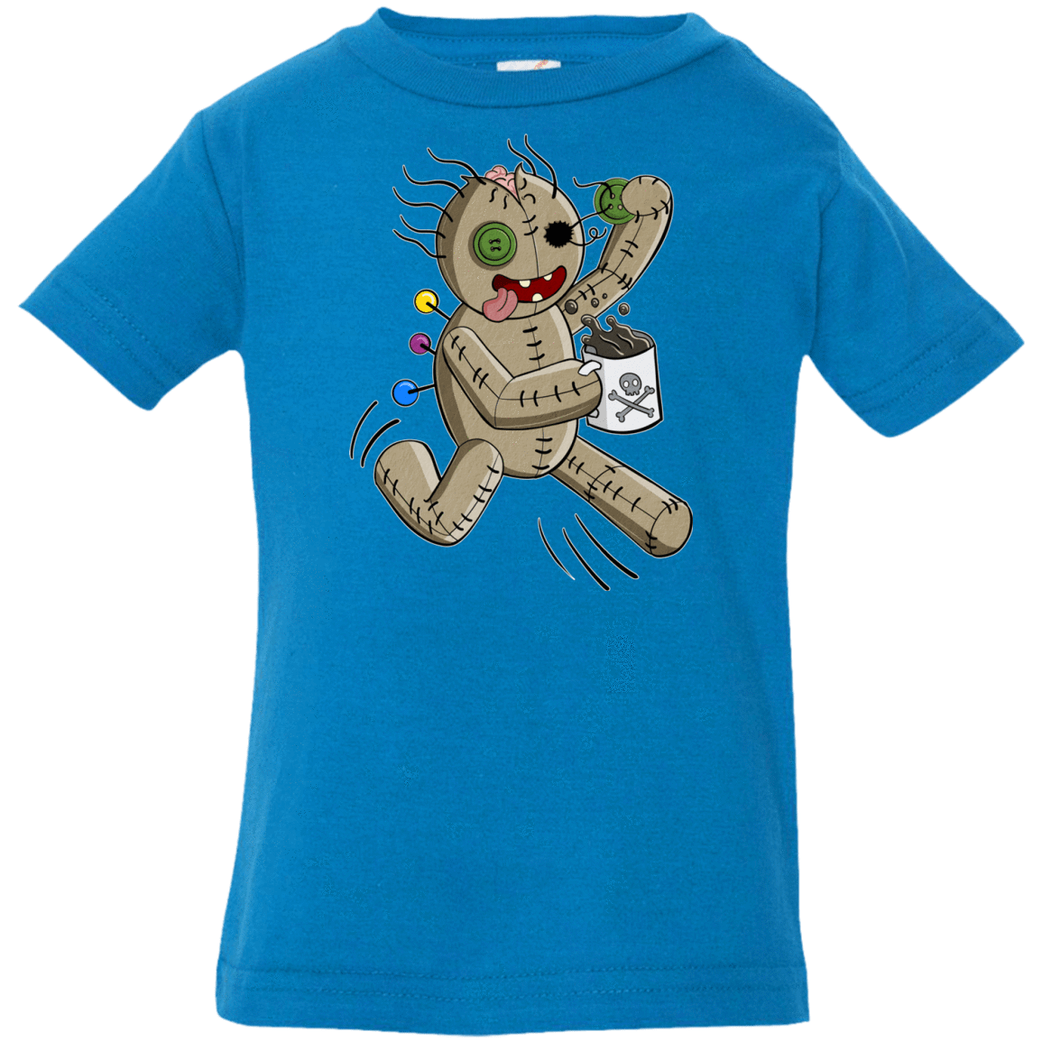 T-Shirts Cobalt / 6 Months Voodoo Coffee Runner Infant Premium T-Shirt