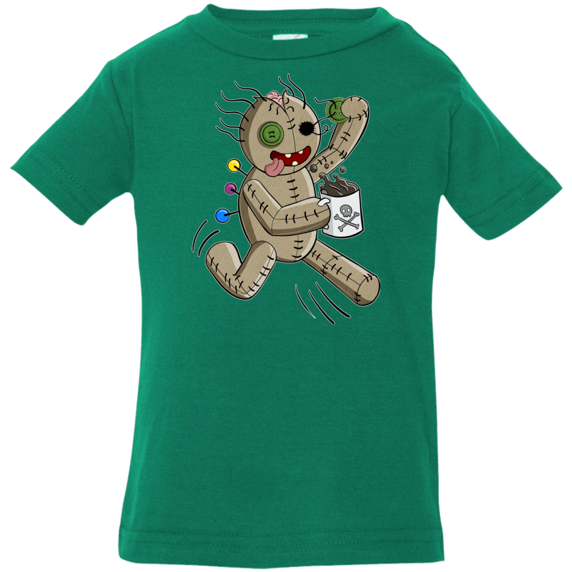 T-Shirts Kelly / 6 Months Voodoo Coffee Runner Infant Premium T-Shirt