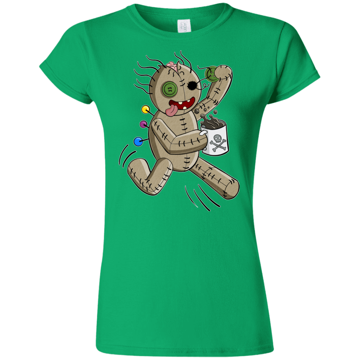 T-Shirts Irish Green / S Voodoo Coffee Runner Junior Slimmer-Fit T-Shirt