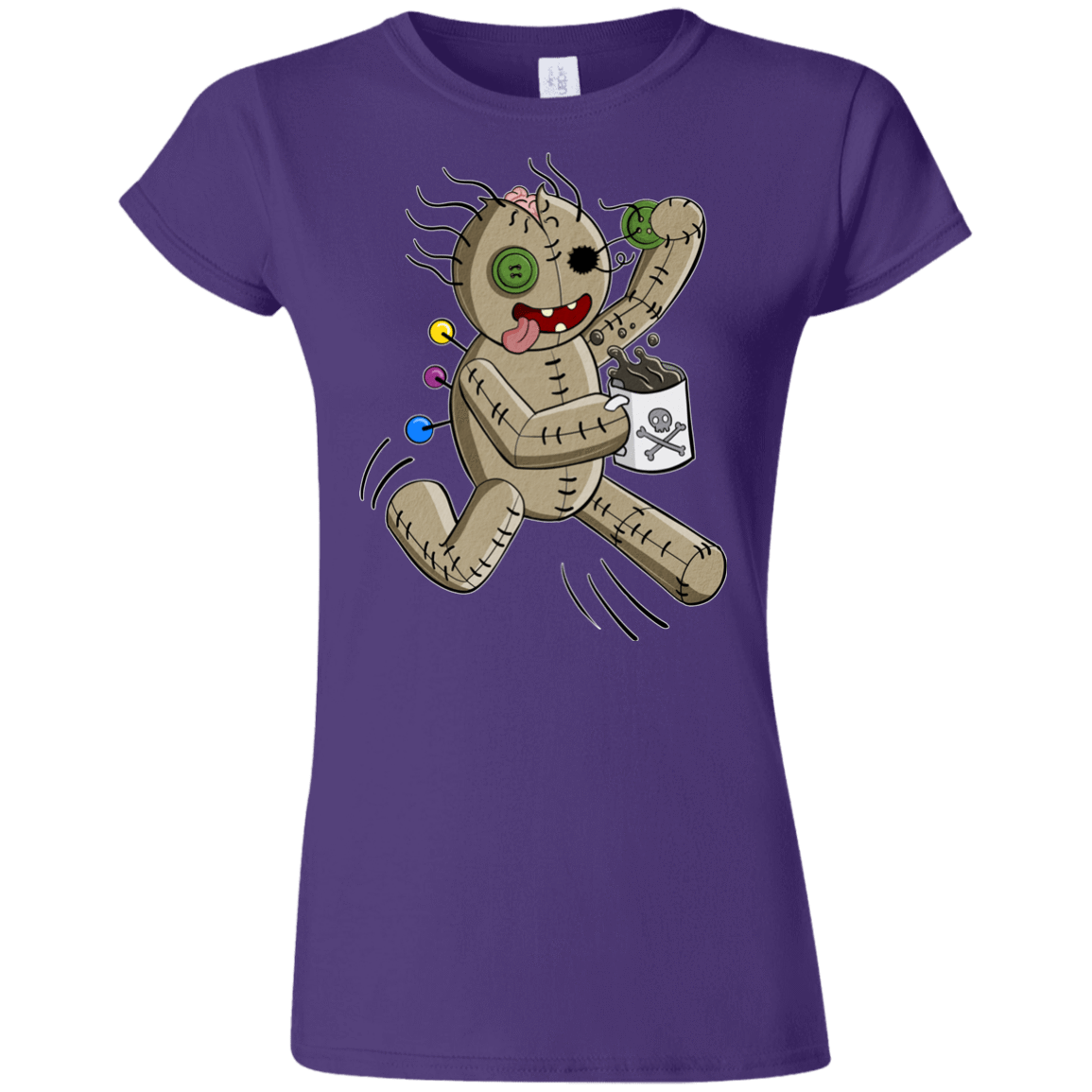 T-Shirts Purple / S Voodoo Coffee Runner Junior Slimmer-Fit T-Shirt