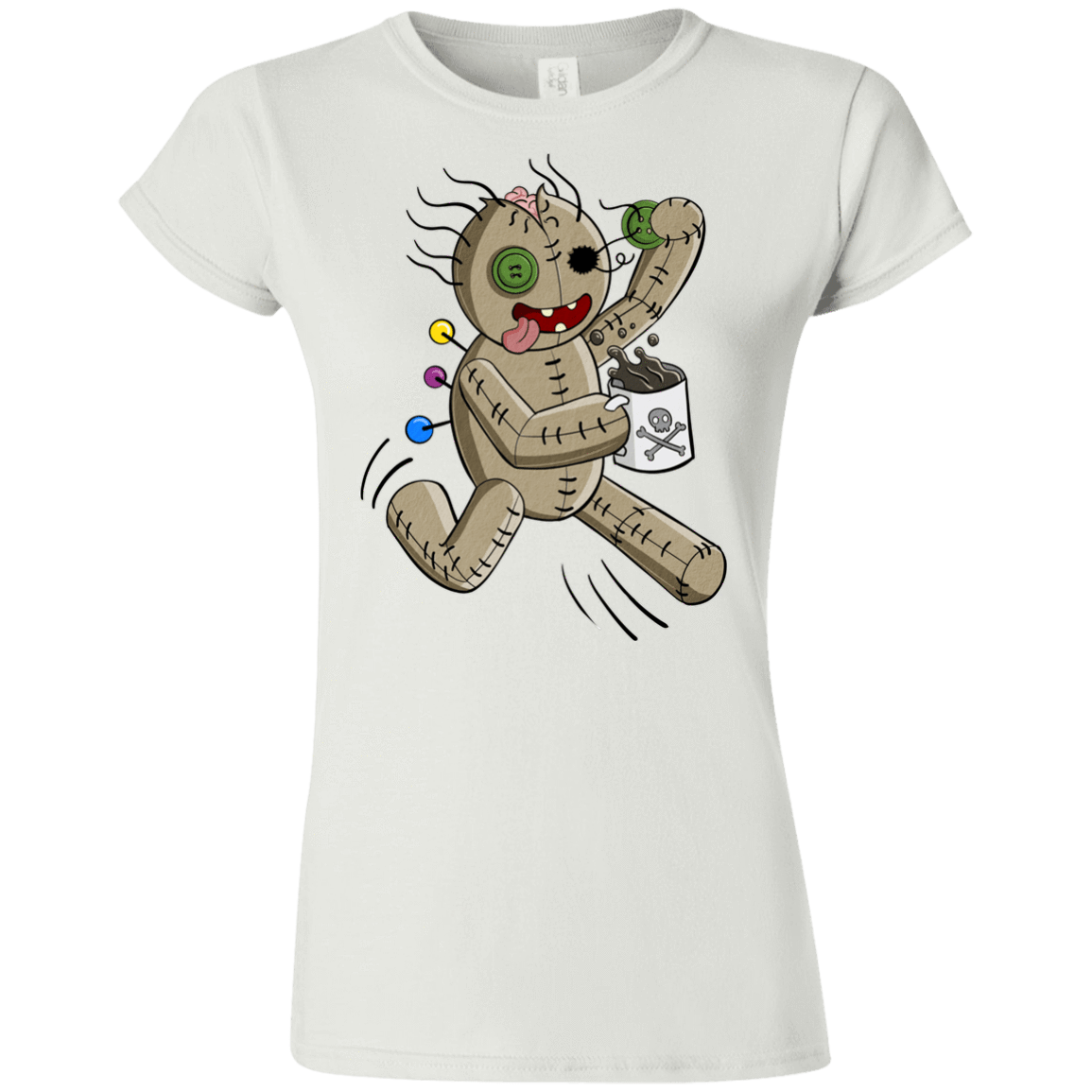 T-Shirts White / S Voodoo Coffee Runner Junior Slimmer-Fit T-Shirt