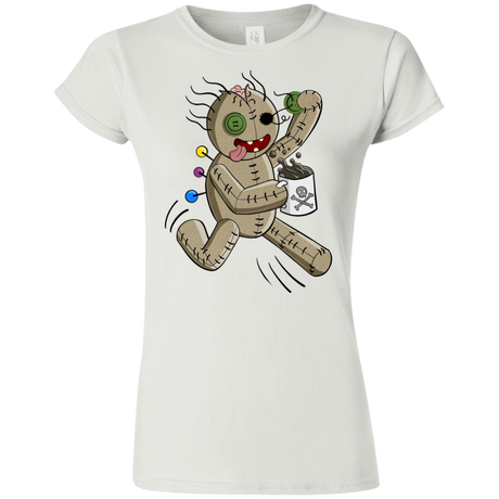 T-Shirts White / S Voodoo Coffee Runner Junior Slimmer-Fit T-Shirt