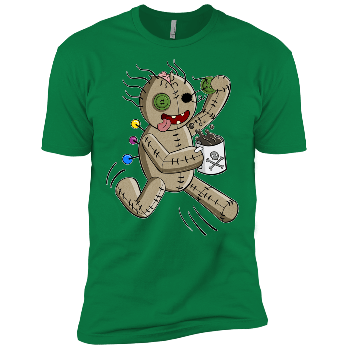 T-Shirts Kelly Green / X-Small Voodoo Coffee Runner Men's Premium T-Shirt