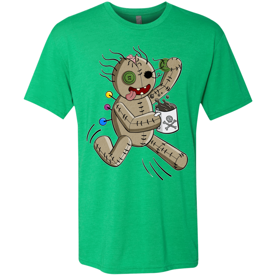 T-Shirts Envy / S Voodoo Coffee Runner Men's Triblend T-Shirt