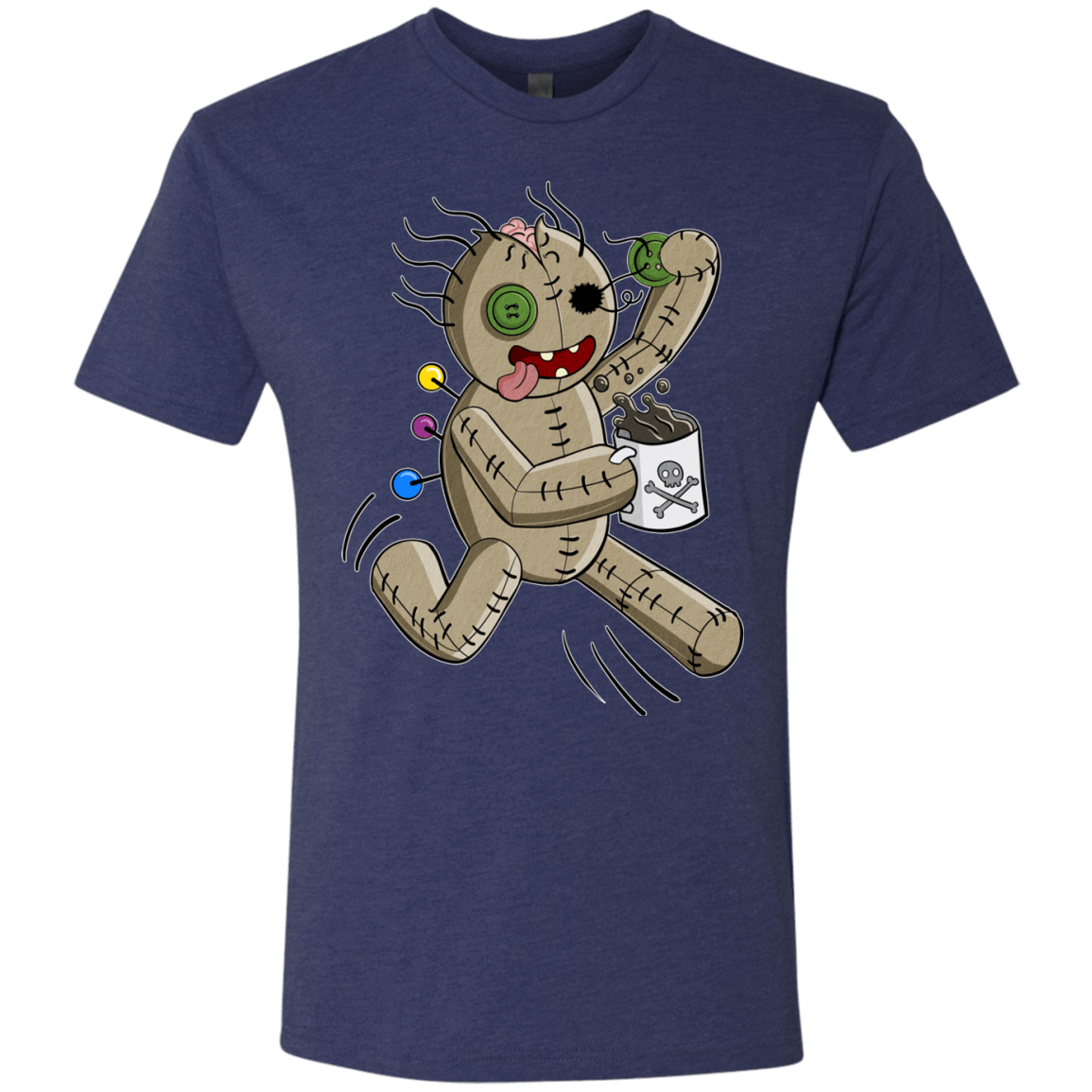 T-Shirts Vintage Navy / S Voodoo Coffee Runner Men's Triblend T-Shirt