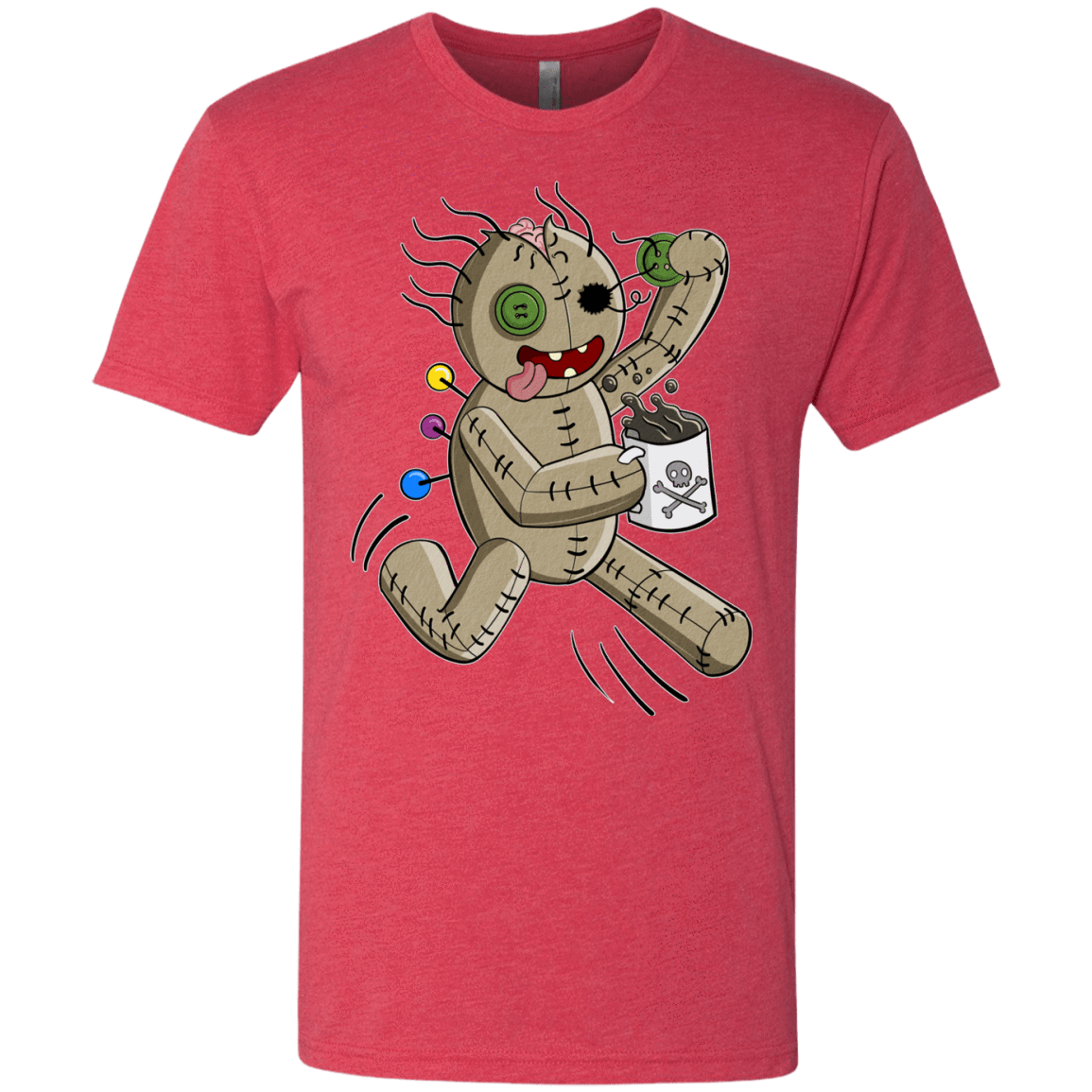 T-Shirts Vintage Red / S Voodoo Coffee Runner Men's Triblend T-Shirt