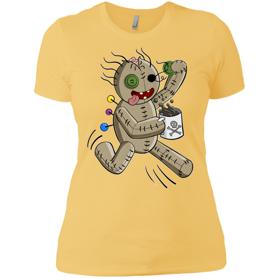 T-Shirts Banana Cream/ / X-Small Voodoo Coffee Runner Women's Premium T-Shirt