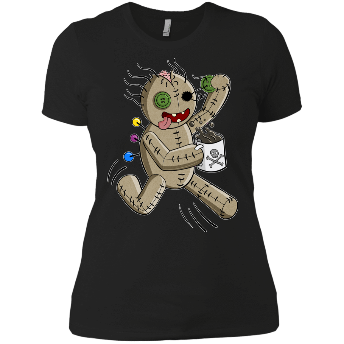 T-Shirts Black / X-Small Voodoo Coffee Runner Women's Premium T-Shirt