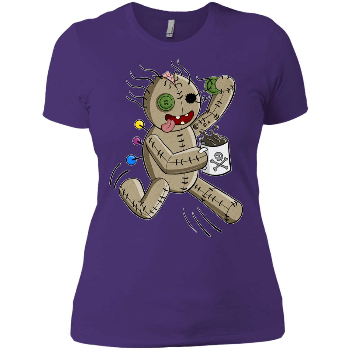 T-Shirts Purple Rush/ / X-Small Voodoo Coffee Runner Women's Premium T-Shirt