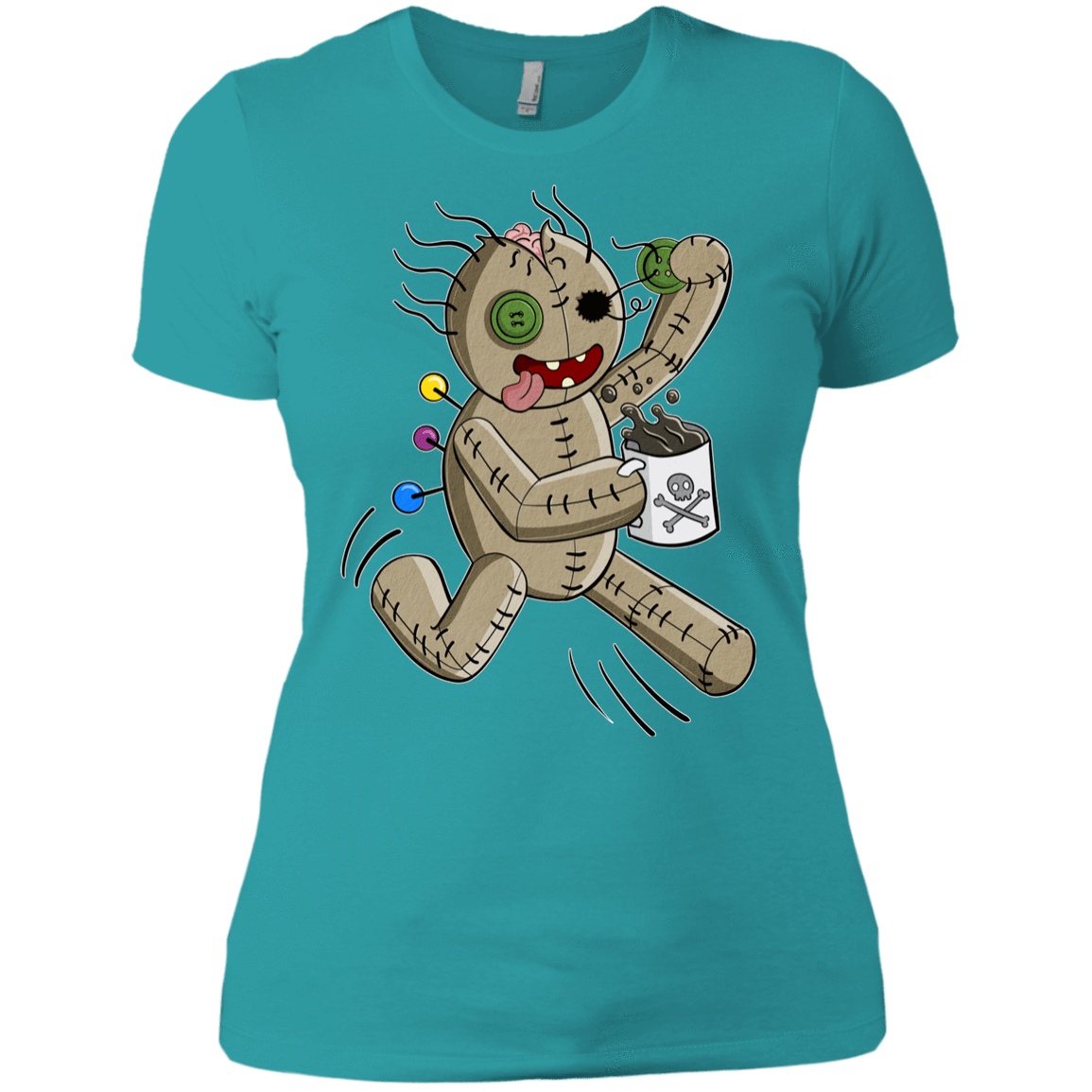 T-Shirts Tahiti Blue / X-Small Voodoo Coffee Runner Women's Premium T-Shirt