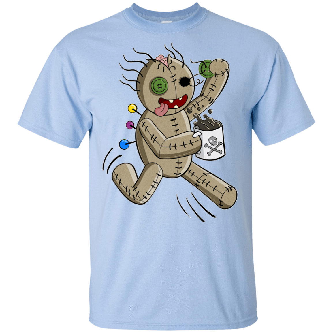 T-Shirts Light Blue / YXS Voodoo Coffee Runner Youth T-Shirt