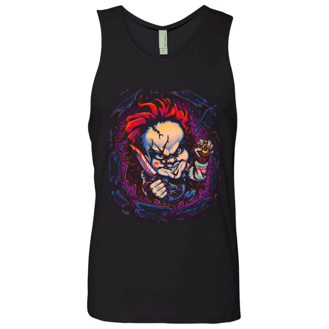 T-Shirts Black / Small Voodoo Doll of Death Men's Premium Tank Top
