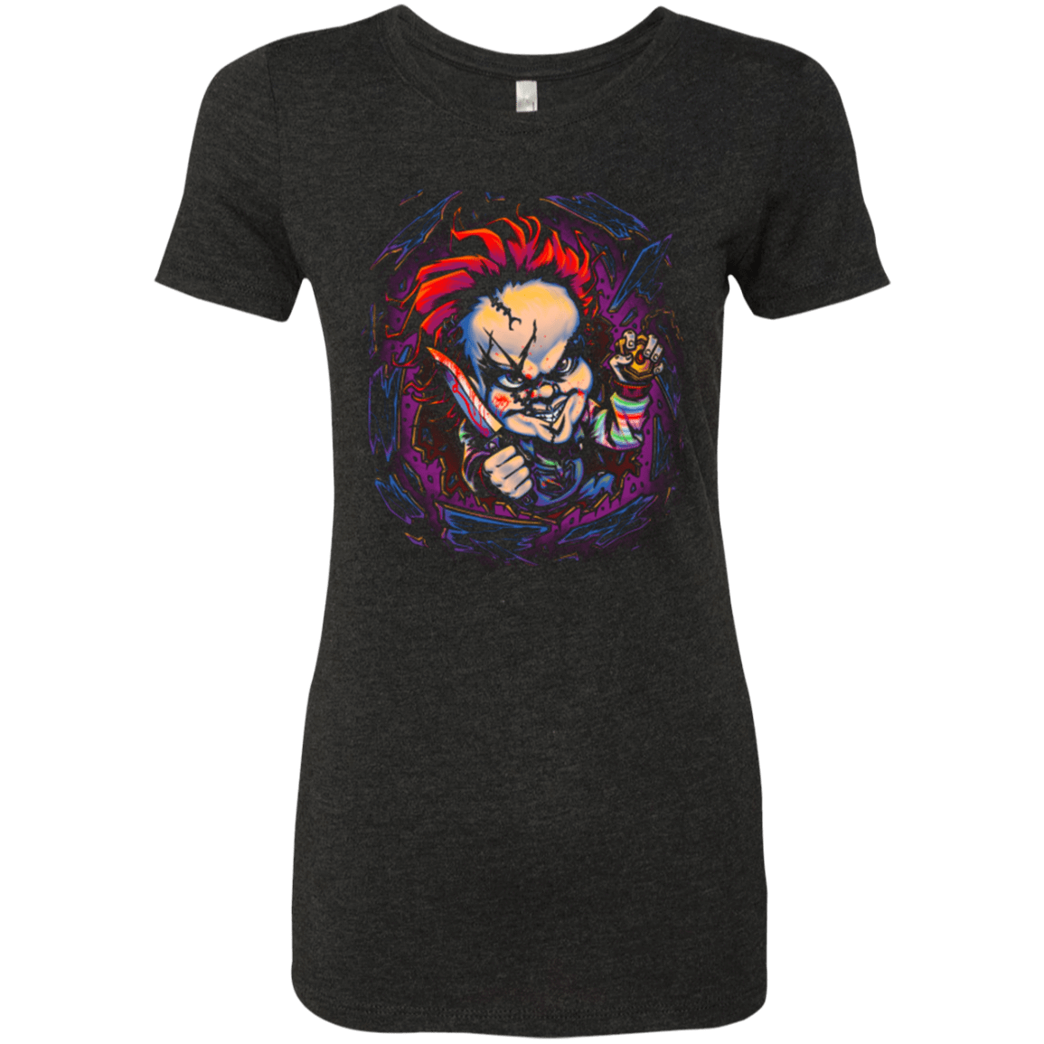 T-Shirts Vintage Black / Small Voodoo Doll of Death Women's Triblend T-Shirt