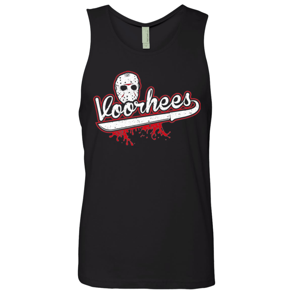 T-Shirts Black / Small Voorhees Men's Premium Tank Top
