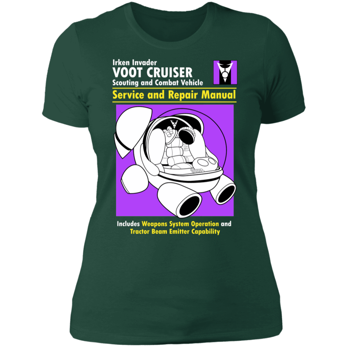T-Shirts Forest Green / S Voot Cruiser Manual Women's Premium T-Shirt