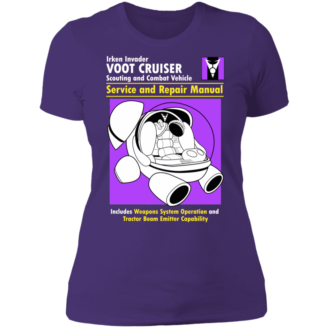 T-Shirts Purple Rush/ / S Voot Cruiser Manual Women's Premium T-Shirt