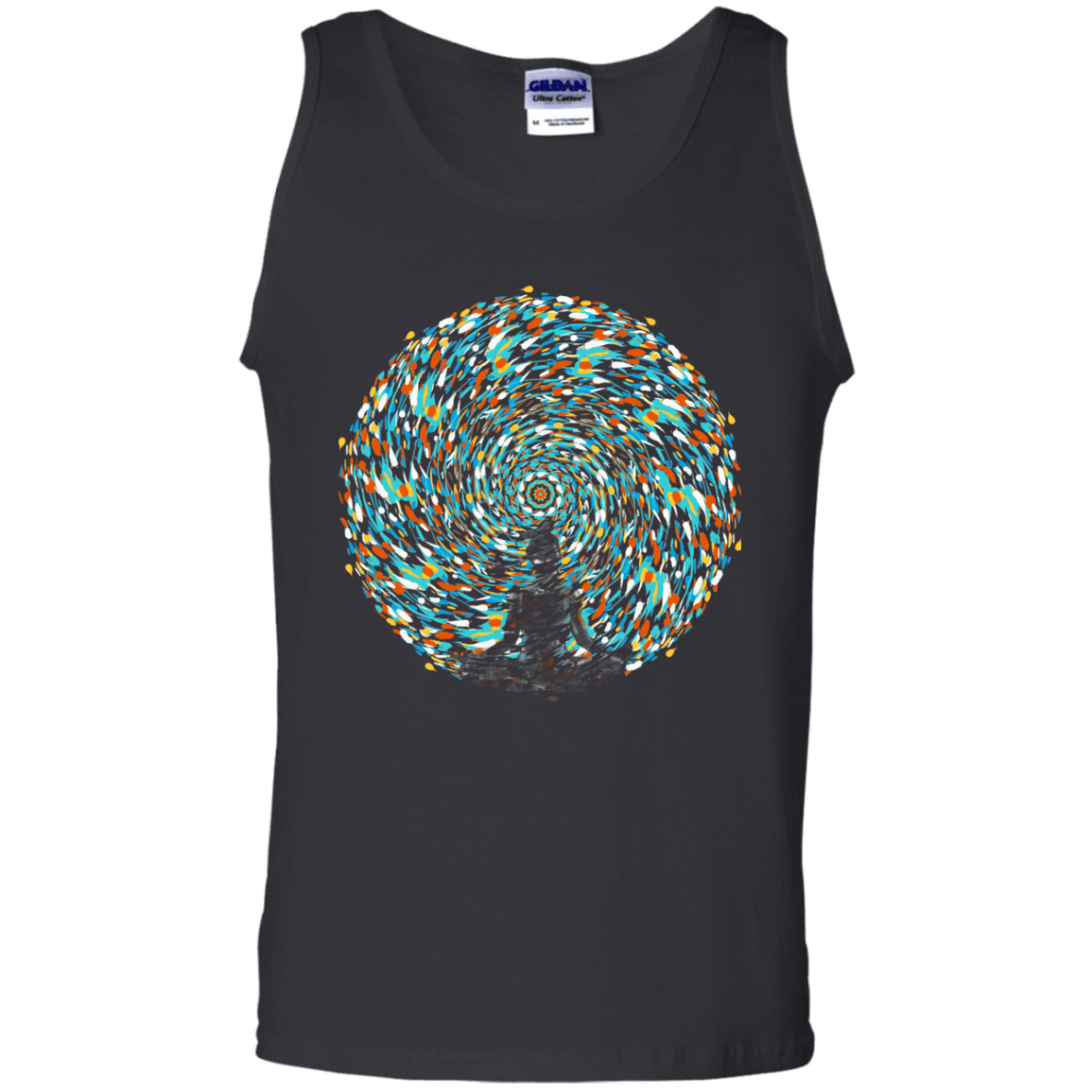 T-Shirts Black / S Vortex Bending Men's Tank Top