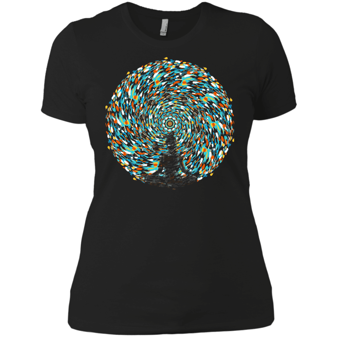 T-Shirts Black / X-Small Vortex Bending Women's Premium T-Shirt